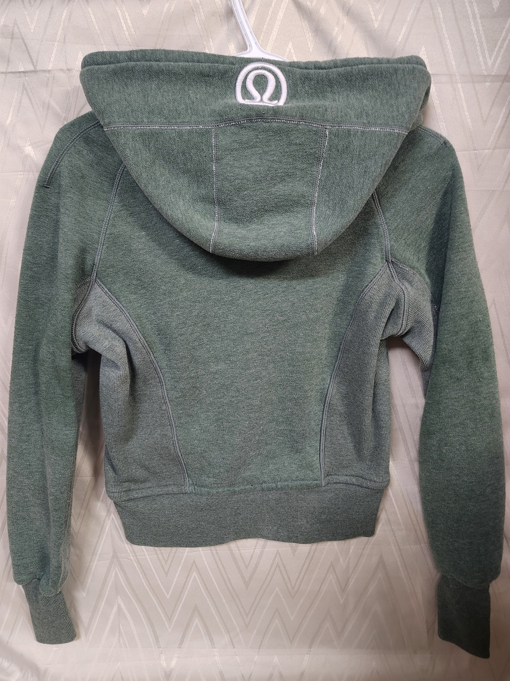 lululemon athletica Women's Heather Green Hooded Jacket